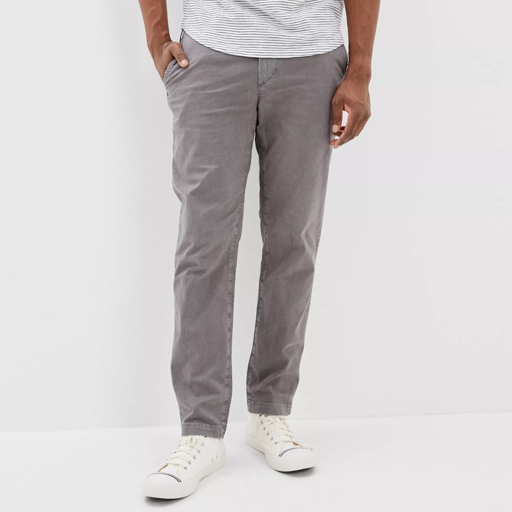 AE Flex Original Straight Lived-In Khaki Pant
